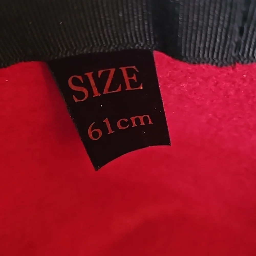 Vtg Traditional Austrian Alpine Tomato Red Tyrolean Felt Fedora Festival Hat - Picture 8 of 8